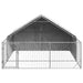Canisa de exterior cu alergare 3x3x1,9 m otel galvanizat - WALTI WALTI