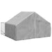 Canisa de exterior cu alergare 3x3x1,9 m otel galvanizat - WALTI WALTI