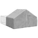 Canisa de exterior cu alergare 4x3x1,9 m otel galvanizat - WALTI WALTI
