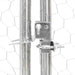 Canisa de exterior cu alergare 4x3x1,9 m otel galvanizat - WALTI WALTI