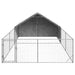 Canisa de exterior cu alergare 6x3x1,9 m otel galvanizat - WALTI WALTI