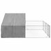 Canisa de exterior cu alergare 5x3x1,9 m otel galvanizat - WALTI WALTI