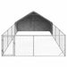 Canisa de exterior cu alergare 7x3x1,9 m otel galvanizat - WALTI WALTI