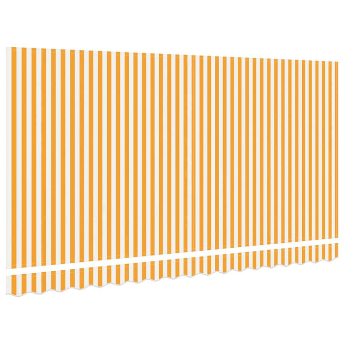 Material de înlocuire pentru copertină Galben și alb 4 x 2 m - WALTI WALTI
