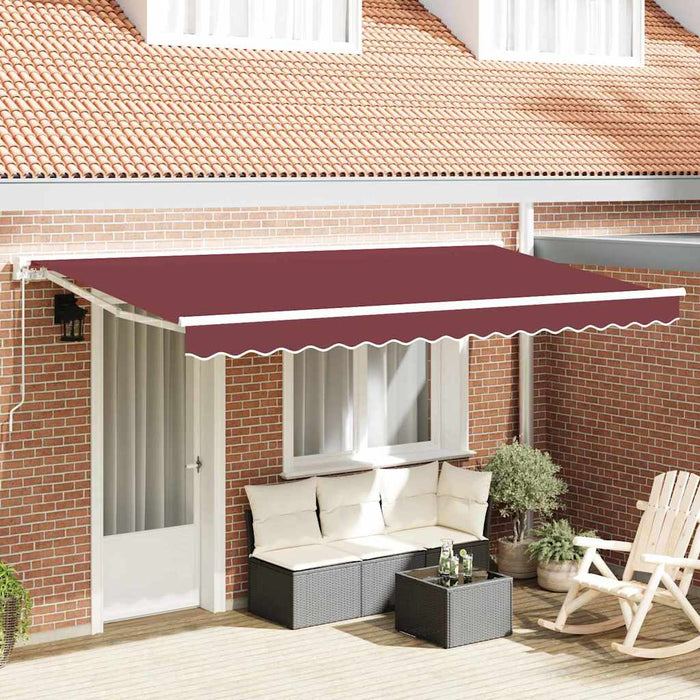 Material de înlocuire pentru copertină Roșu Burgund 4 x 2 m WALTI