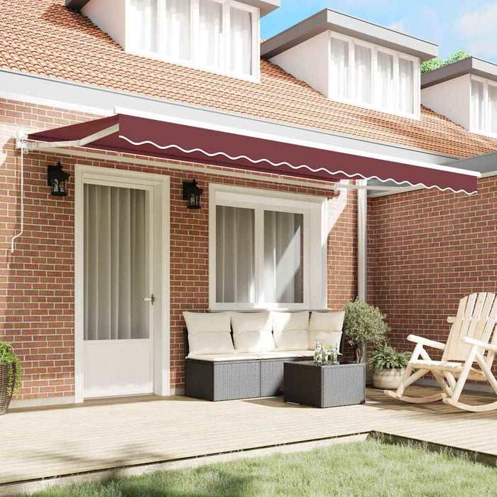 Material de înlocuire pentru copertină Roșu Burgund 4 x 2 m WALTI