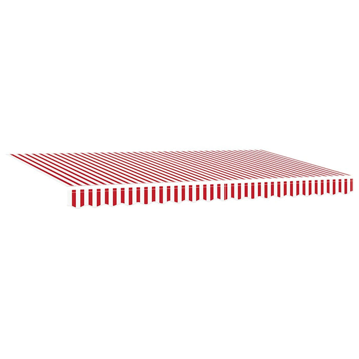 Material de înlocuire pentru copertină Roșu și Alb 4 x 2 m WALTI