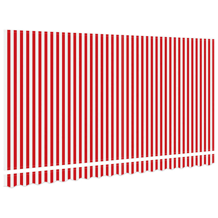 Material de înlocuire pentru copertină Roșu și Alb 4 x 2 m WALTI