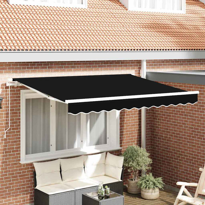 Material de înlocuire pentru copertină Negru 300 x 250 cm Pânză - WALTI WALTI