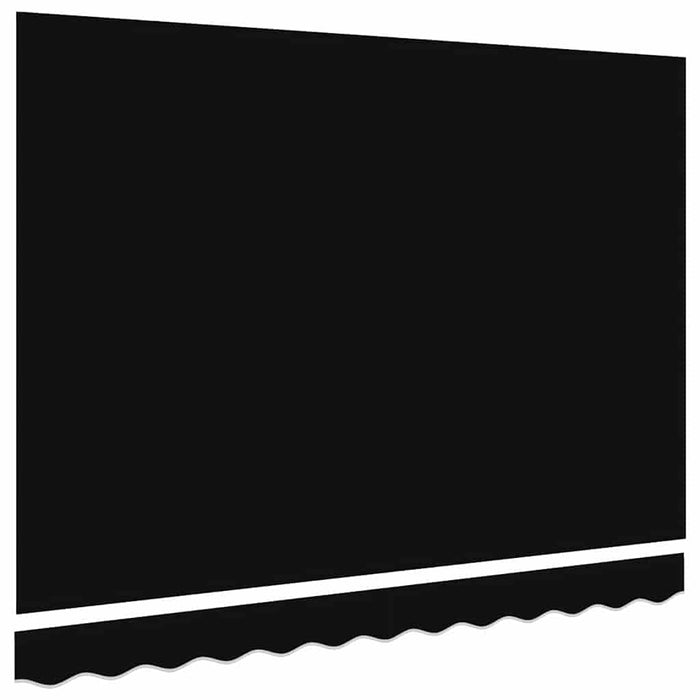 Material de înlocuire pentru copertină Negru 350 x 250 cm Pânză - WALTI WALTI