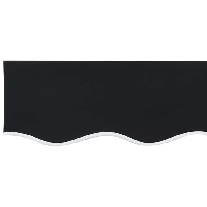 Material de înlocuire pentru copertină Negru 400 × 350 cm Pânză - WALTI WALTI