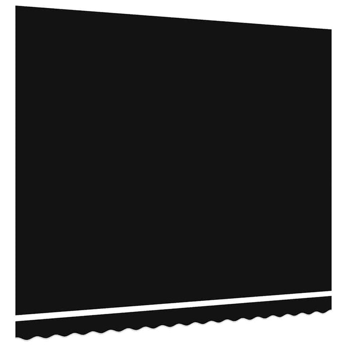 Material de înlocuire pentru copertină Negru 400 × 350 cm Pânză - WALTI WALTI