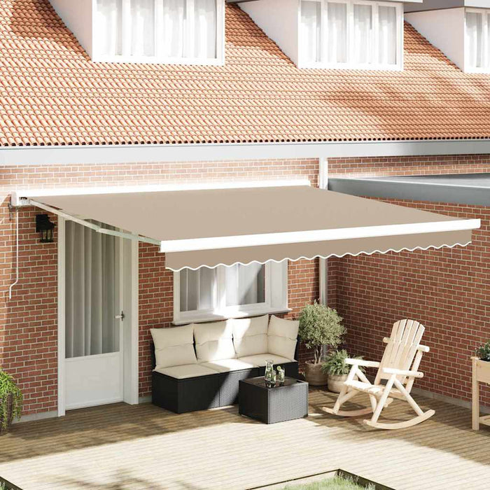 Material de înlocuire pentru copertină Bej 380 x 295 cm - WALTI WALTI