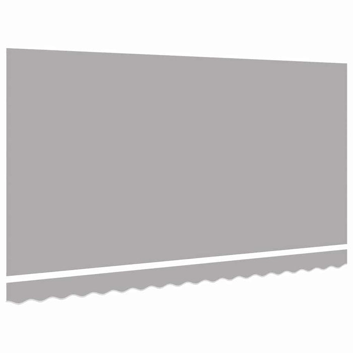 Material de înlocuire pentru copertină Gri deschis 4 x 2 m - WALTI WALTI