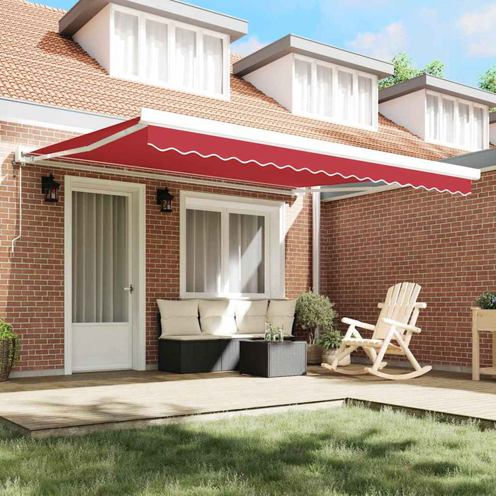 Material de înlocuire pentru copertină Roșu 400 × 300 cm Pânză - WALTI WALTI