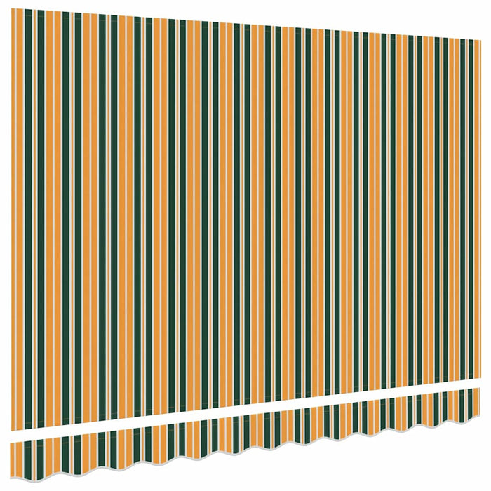 Material de înlocuire pentru copertină Verde și galben 3 x 2 m WALTI