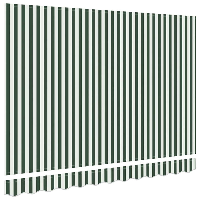 Material de înlocuire pentru copertină Verde și alb 2,5 x 2 m WALTI