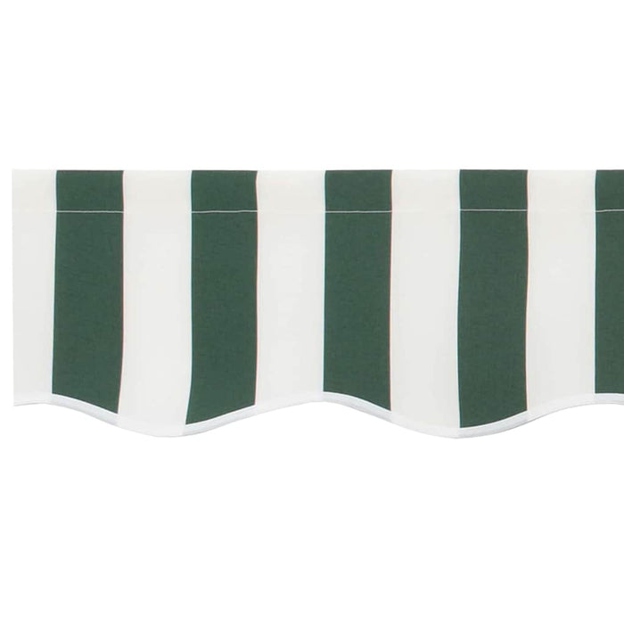 Material de înlocuire pentru copertină Verde și alb 4 x 2 m WALTI