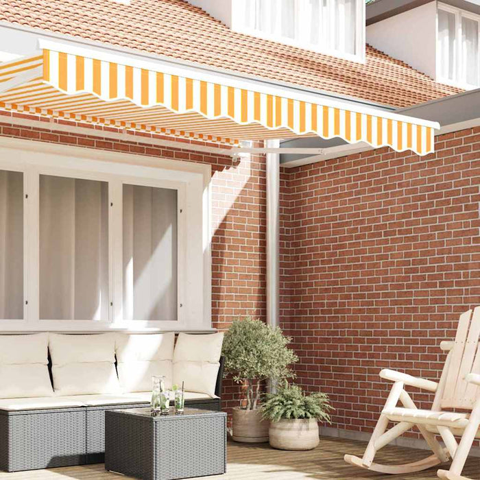 Înlocuire pentru faldurile de awning Galben și alb 2,5 m WALTI