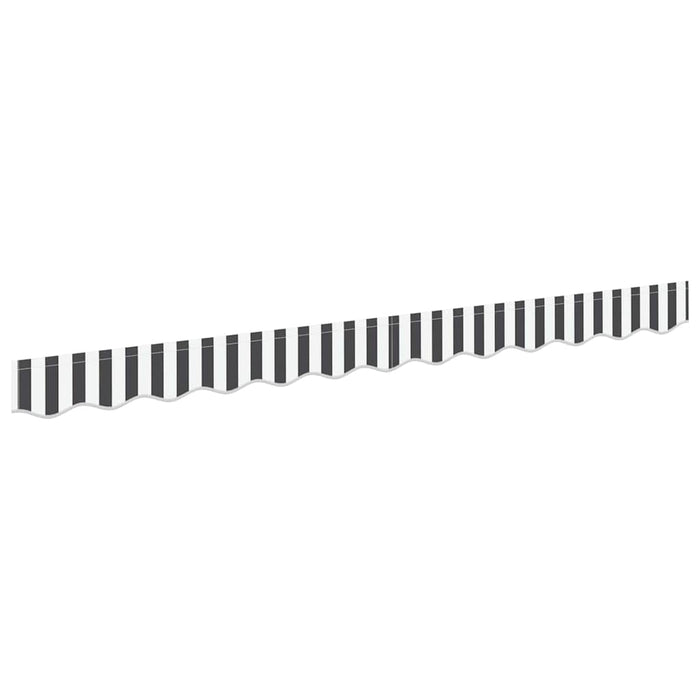 Baldachin Antracit și Alb 230 x 20 cm Pânză - WALTI WALTI