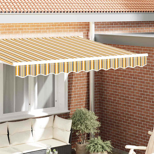 Înlocuire pentru faldurile de awning Galben și gri 230 x 20 cm - WALTI WALTI