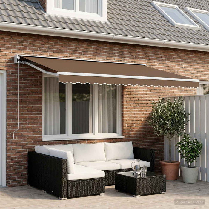 Înlocuire pentru faldurile de awning Bej 580 x 20 cm Poliester WALTI