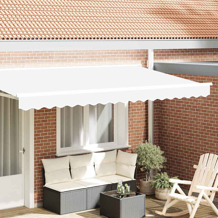 Înlocuire pentru faldurile de awning Alb 4 m Poliester WALTI