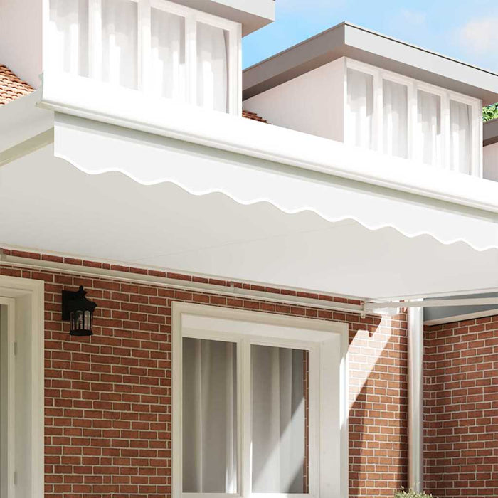 Înlocuire pentru faldurile de awning Alb 480 x 20 cm Poliester - WALTI WALTI