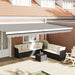 Baldachin Gri deschis 480 x 20 cm Pânză - WALTI WALTI