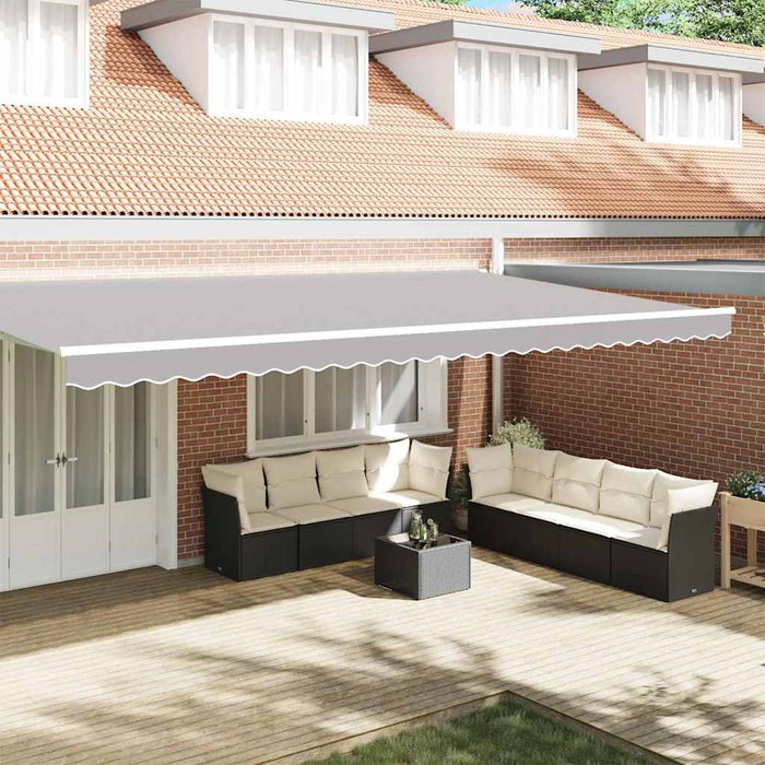 Înlocuire pentru faldurile de awning Gri deschis 6 m Poliester - WALTI WALTI
