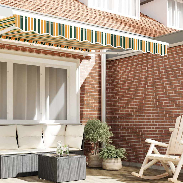 Înlocuire pentru faldurile de awning Verde și galben 3,5 m - WALTI WALTI
