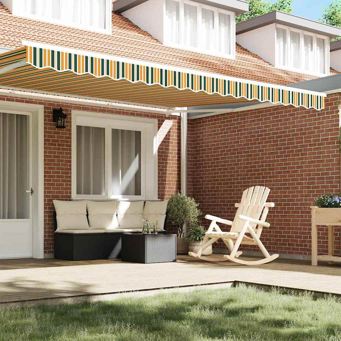 Baldachin Verde și galben 430 x 20 cm Pânză - WALTI WALTI