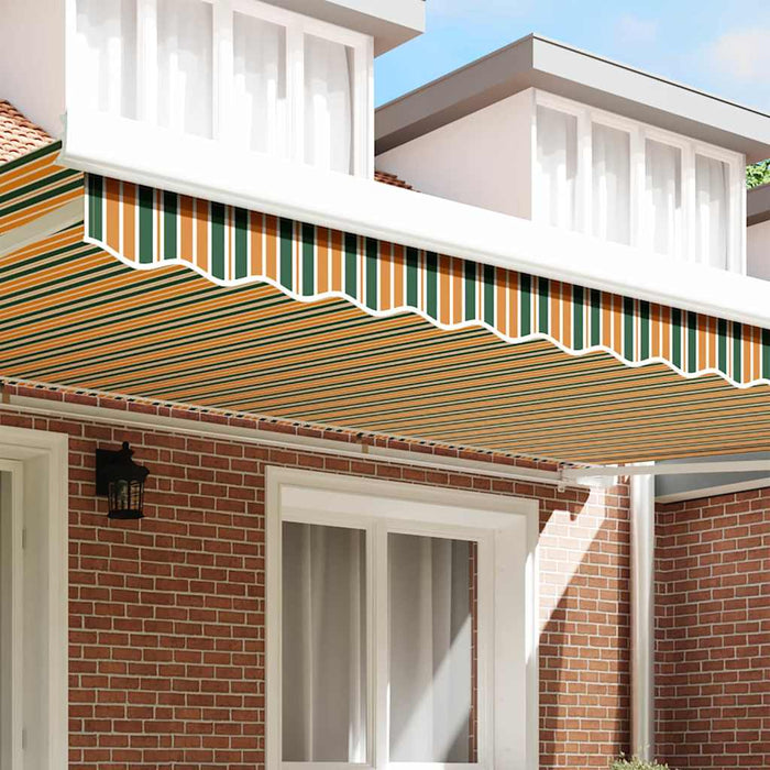 Înlocuire pentru faldurile de awning Verde și galben Poliester WALTI