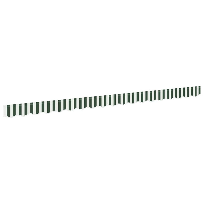 Baldachin Verde și alb 380 x 20 cm Pânză - WALTI WALTI