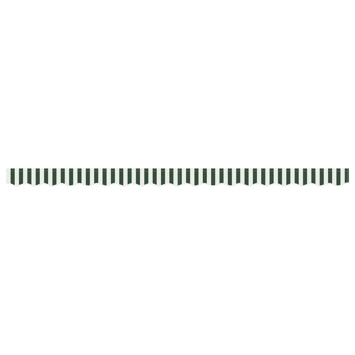 Baldachin Verde și alb 380 x 20 cm Pânză - WALTI WALTI