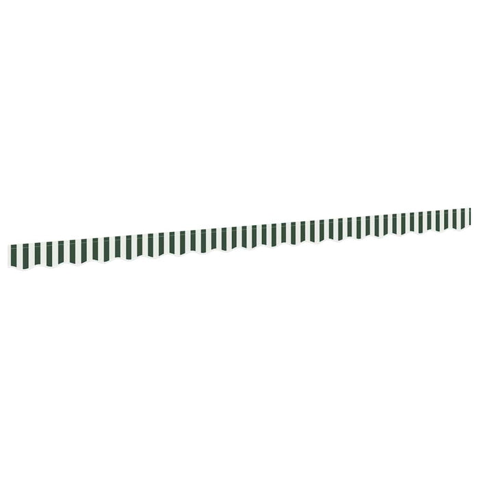 Baldachin Verde și alb 430 x 20 cm Pânză - WALTI WALTI