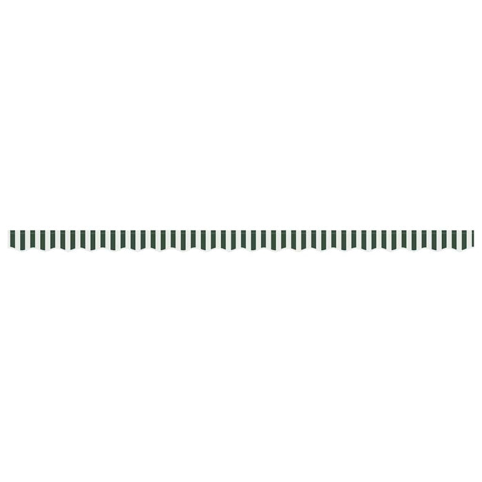 Baldachin Verde și alb 430 x 20 cm Pânză - WALTI WALTI