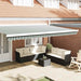 Înlocuire pentru faldurile de awning Verde și alb 480 x 20 cm - WALTI WALTI