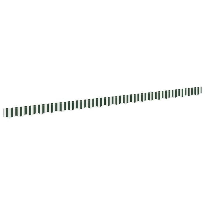 Înlocuire pentru faldurile de awning Verde și alb 480 x 20 cm - WALTI WALTI