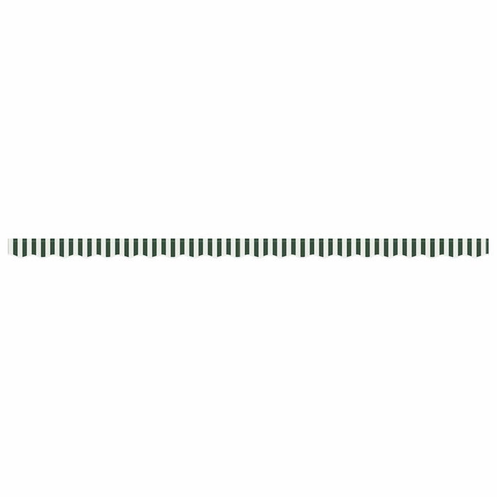 Înlocuire pentru faldurile de awning Verde și alb 480 x 20 cm - WALTI WALTI