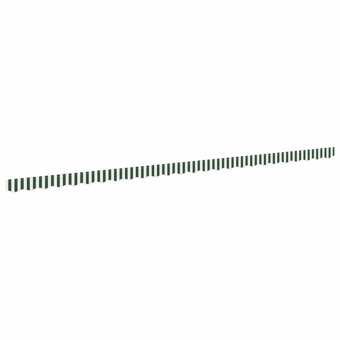 Baldachin Verde și alb 580 x 20 cm Pânză - WALTI WALTI