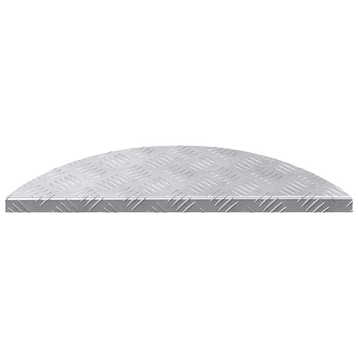 Trepte Semilună 5 pcs Argintiu 60 x 18 cm Aluminiu - WALTI WALTI