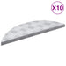 Trepte Semilună 10 pcs Argintiu 60 x 18 cm Aluminiu - WALTI WALTI