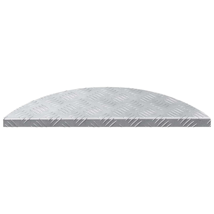 Trepte Semilună 10 pcs Argintiu 60 x 18 cm Aluminiu - WALTI WALTI