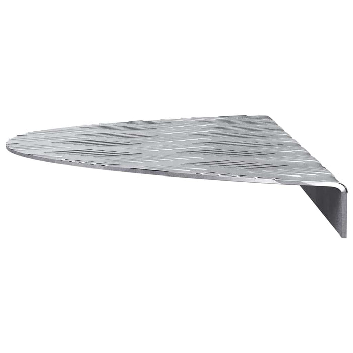 Trepte Semilună 15 pcs Argintiu 60 x 18 cm Aluminiu - WALTI WALTI