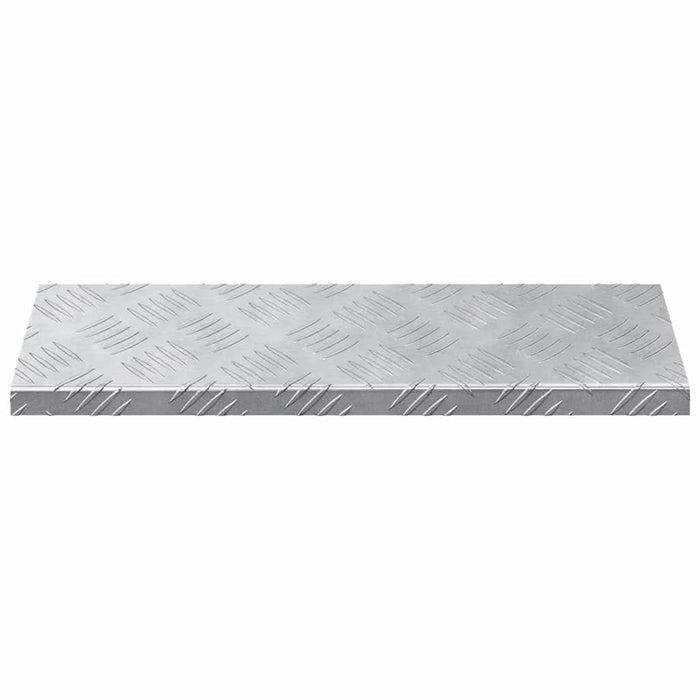 Trepte Dreptunghiular 10 pcs Argintiu 60 x 18 cm Aluminiu - WALTI WALTI