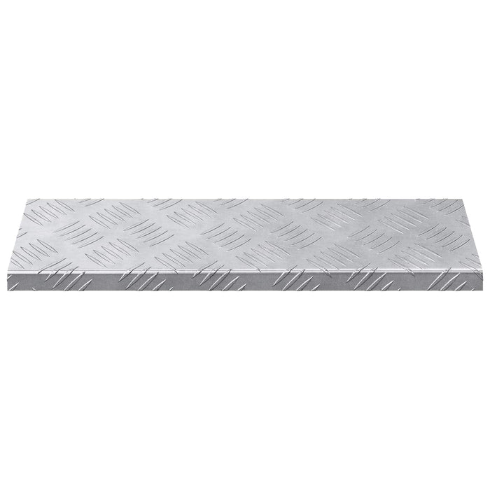 Trepte Dreptunghiular 15 pcs Argintiu 60 x 18 cm Aluminiu - WALTI WALTI