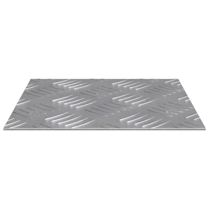 Plăci cu tablouri 2 pcs Argintiu 20 x 20 cm Aluminiu - WALTI WALTI