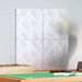 Plăci cu tablouri 4 pcs Argintiu 20 x 20 cm Aluminiu - WALTI WALTI