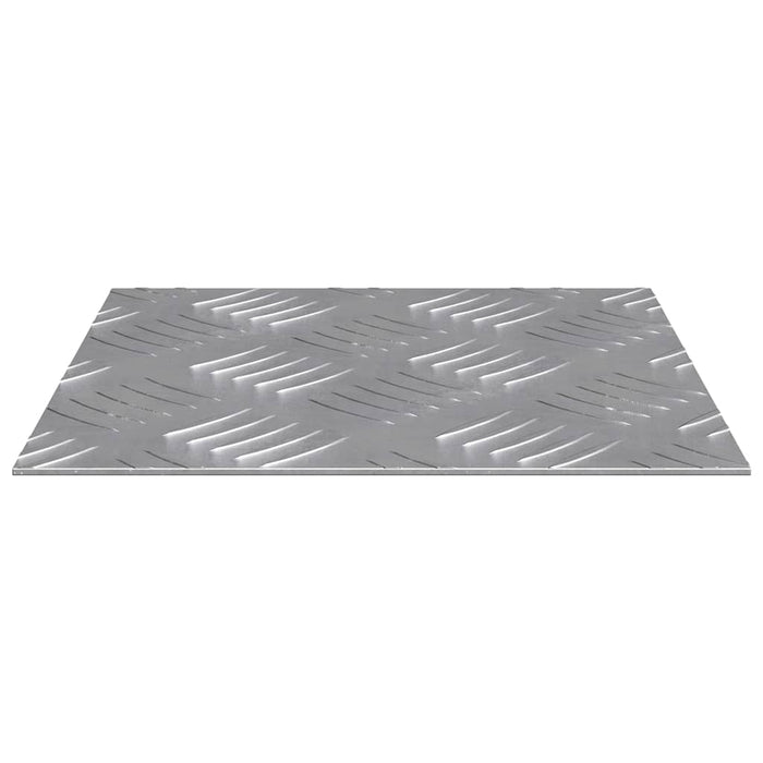 Plăci cu tablouri 4 pcs Argintiu 20 x 20 cm Aluminiu - WALTI WALTI
